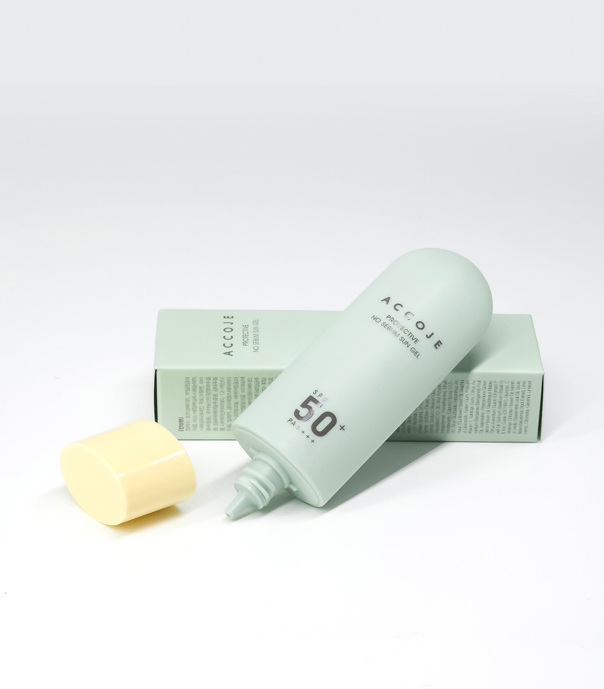 Accoje Protective No Sebum Sun Gel SPF50+ PA++++ (50ml) - K Beauty On