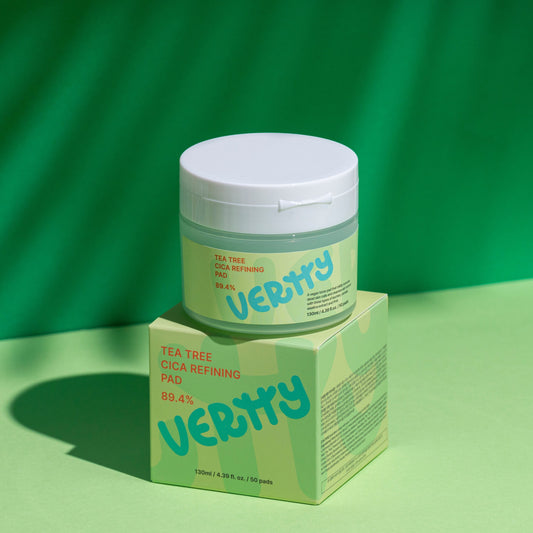 VERTTY Tea Tree Cica Refining Pad (130ml/ 50pads) - K Beauty On