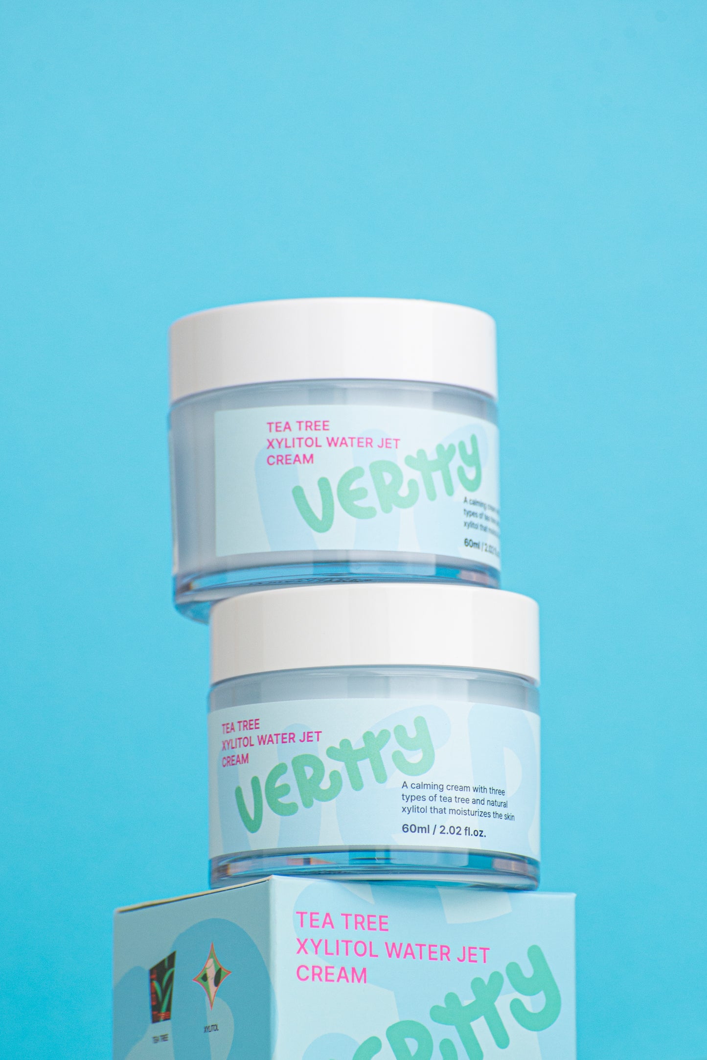 VERTTY Tea Tree Xylitol Water Jet Cream (60ml) - K Beauty On