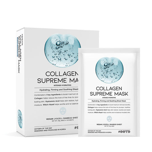 OOTD Collagen Supreme Mask Set (10 sheets) - K Beauty On